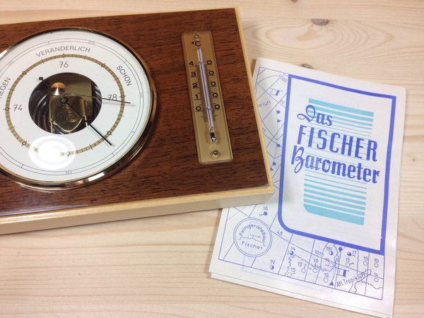 Fischer Barometer Thermometer 5027