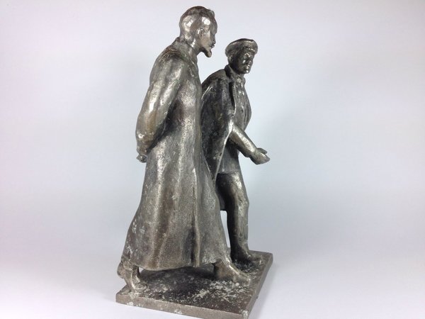 Lenin und Feliks Dzierzynski Statue Figur Russland