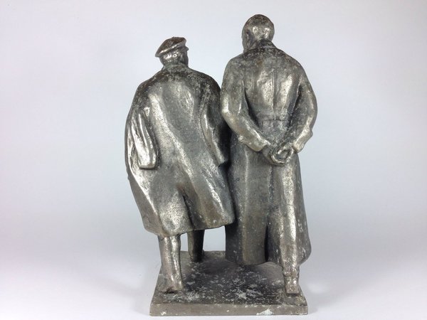 Lenin und Feliks Dzierzynski Statue Figur Russland