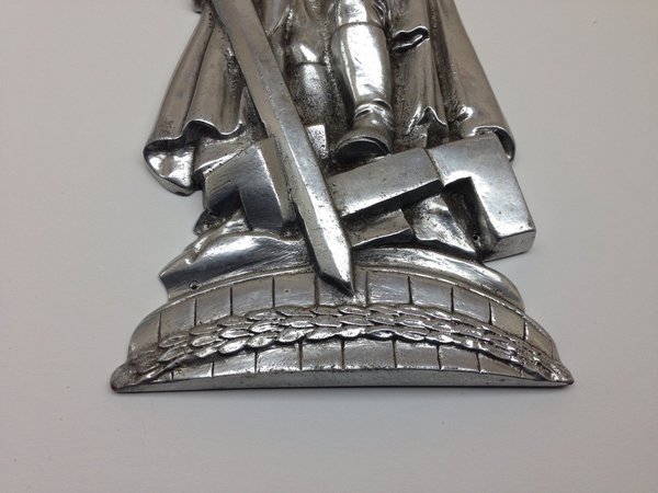 Sowjetisches Ehrenmal Treptow Relief Kunstguss Metall
