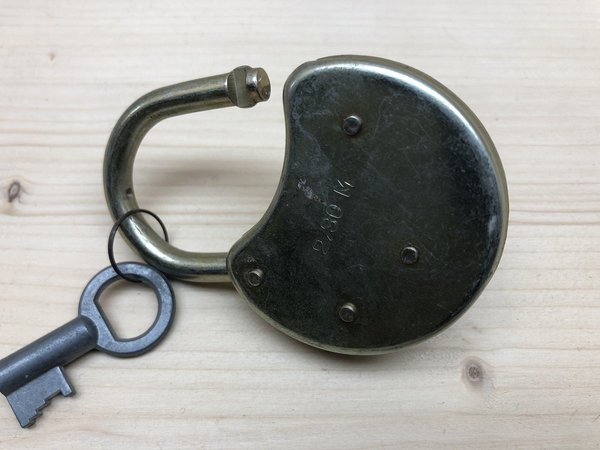 DDR Vorhängeschloss mit 2 Schlüssel