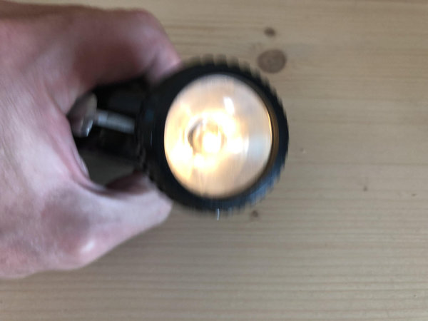Dynamo Taschenlampe Bakelit