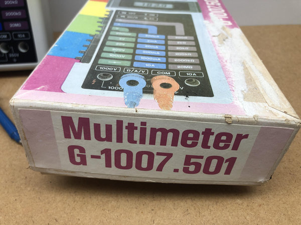 DDR Multimeter G-1007.501 RFT Messgerät